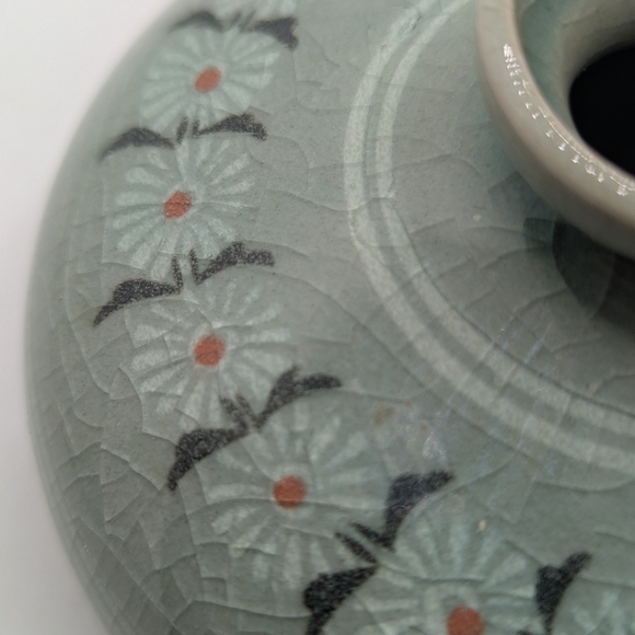 🩶Antique Korean Celadon Bottle - Picture 4 of 4